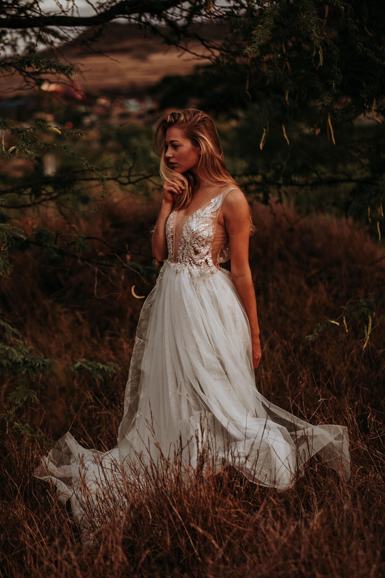 playing with the hair